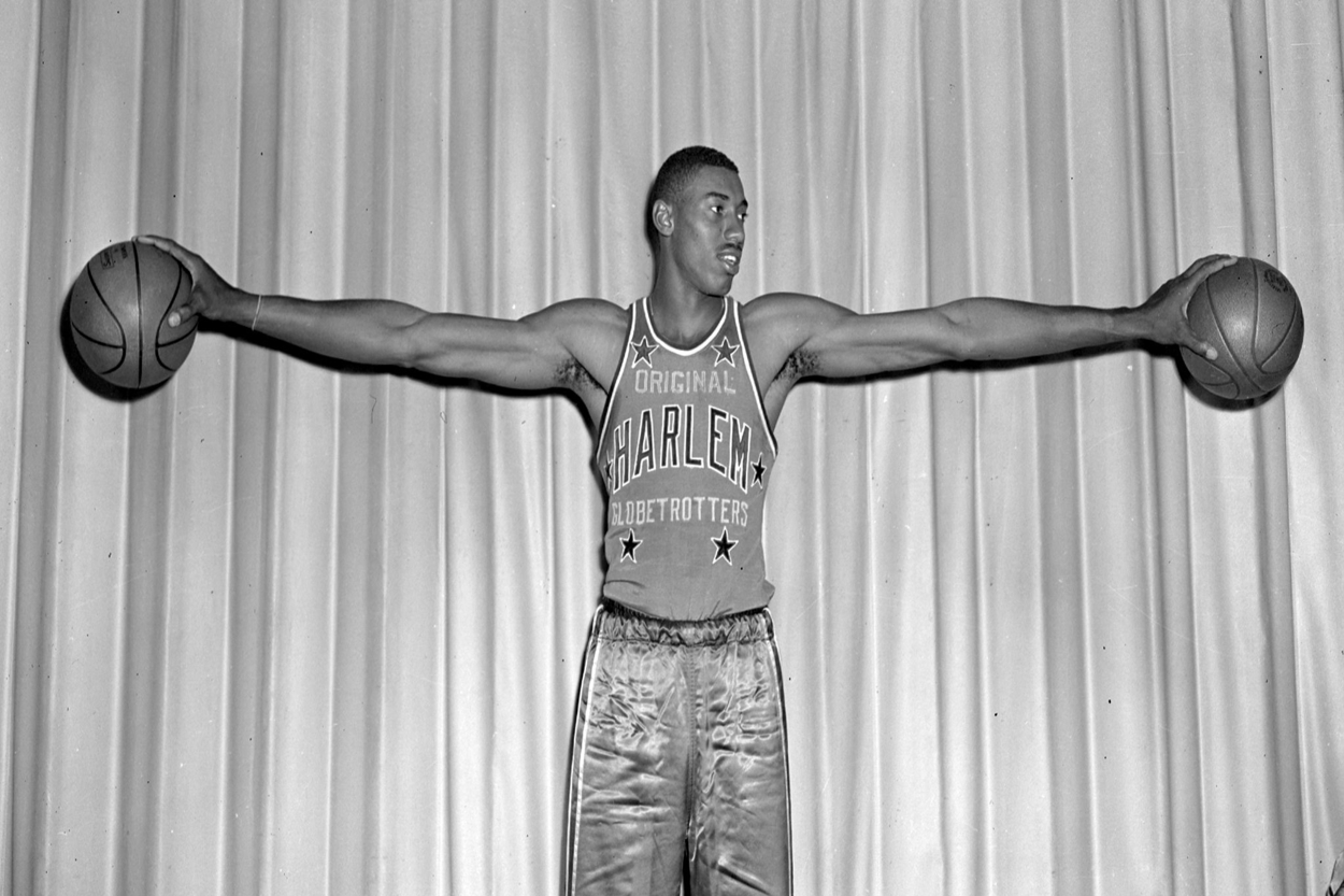 Former NBA and Harlem Globetrotters legend Wilt Chamberlain.