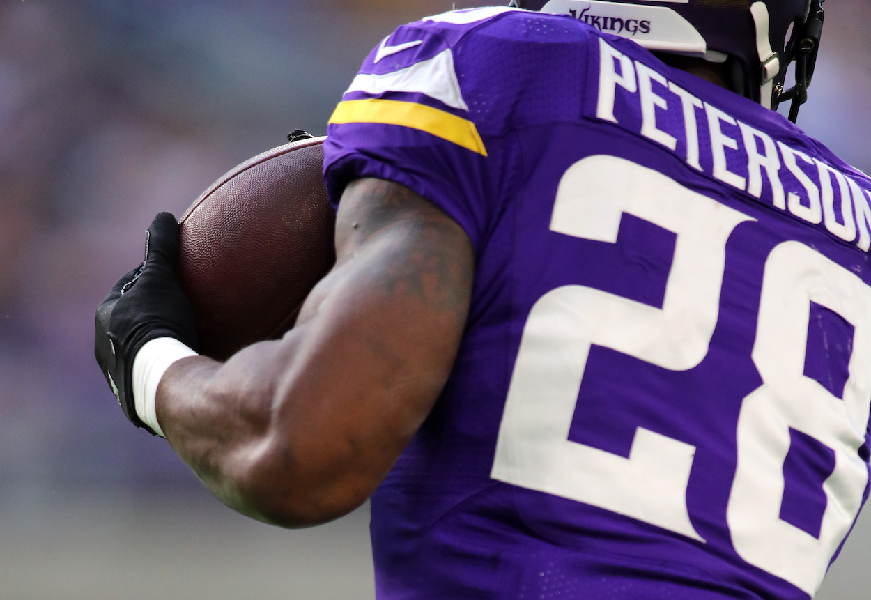 Former Vikings RB Adrian Peterson.