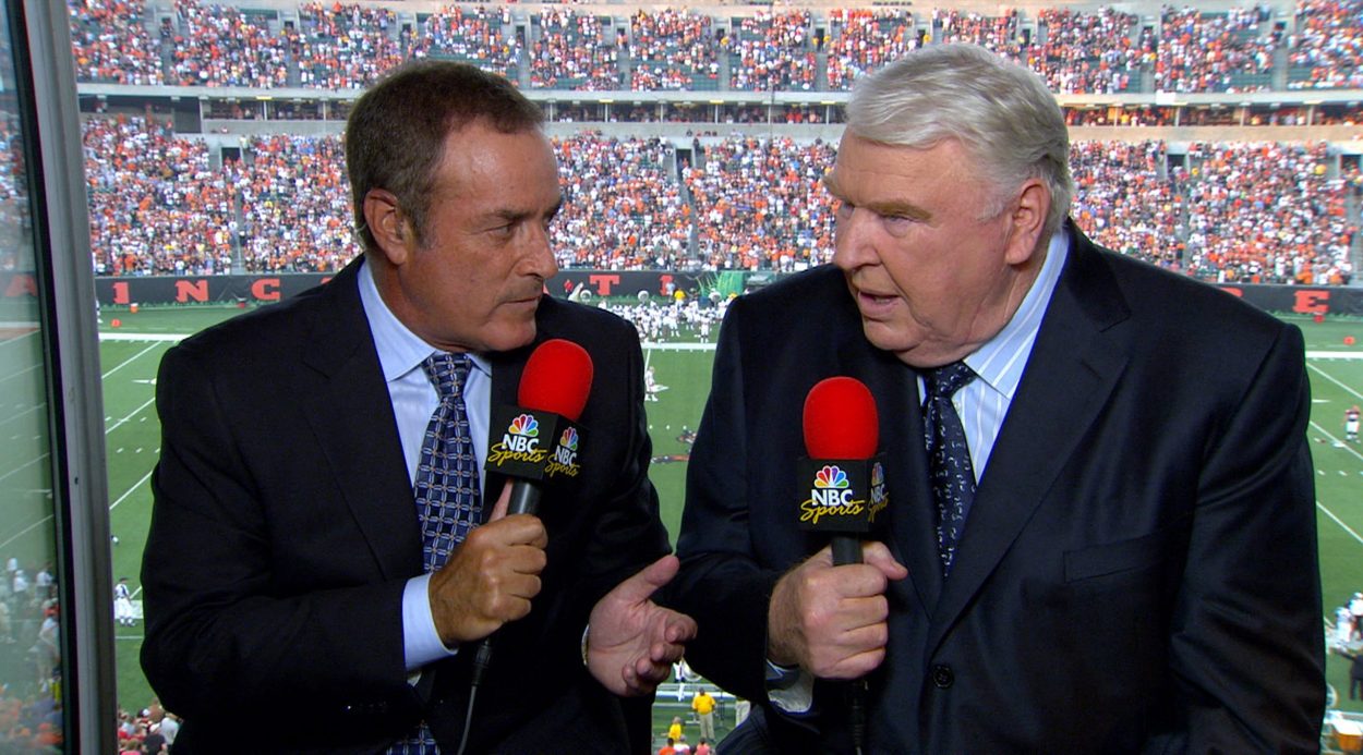 Al Michaels Recalls John Madden’s Smooth Transition From the Raiders Sideline to the Broadcast Booth: ‘Easy as Pie’