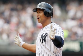Alex Rodriguez of the New York Yankees in action.