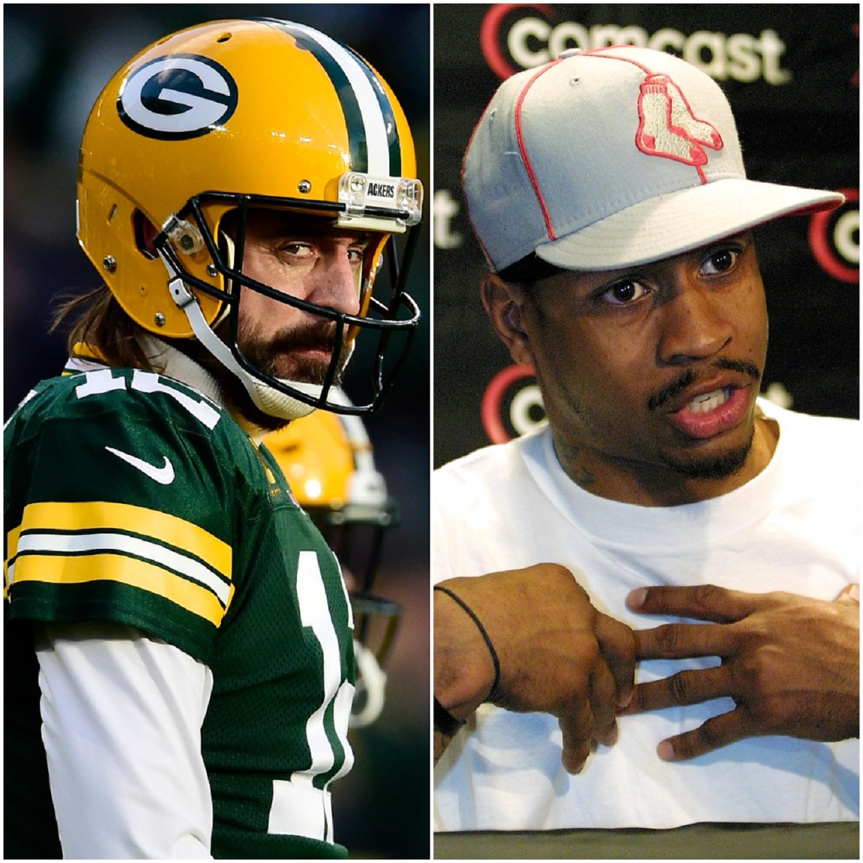 Aaron Rodgers and Allen Iverson both have takes on practice 