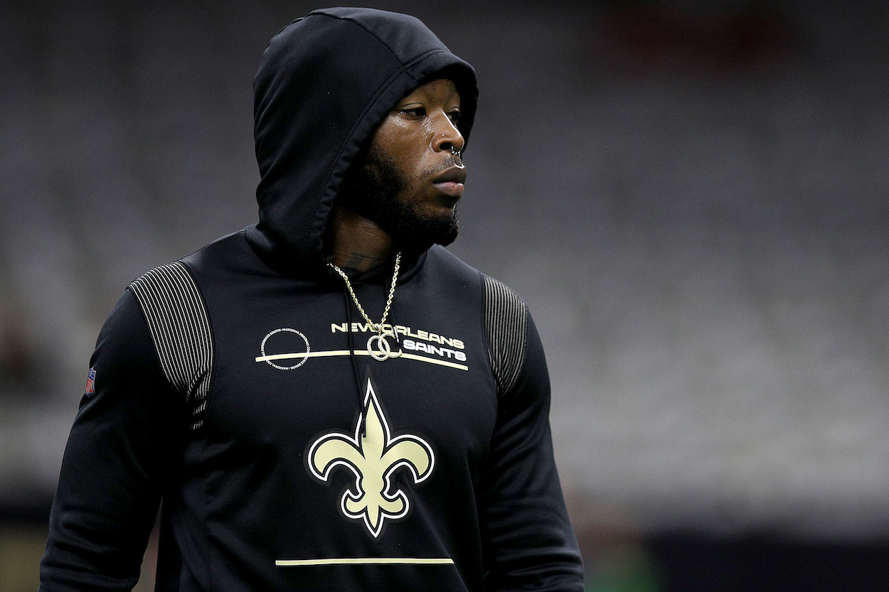 Saints RB Alvin Kamara.