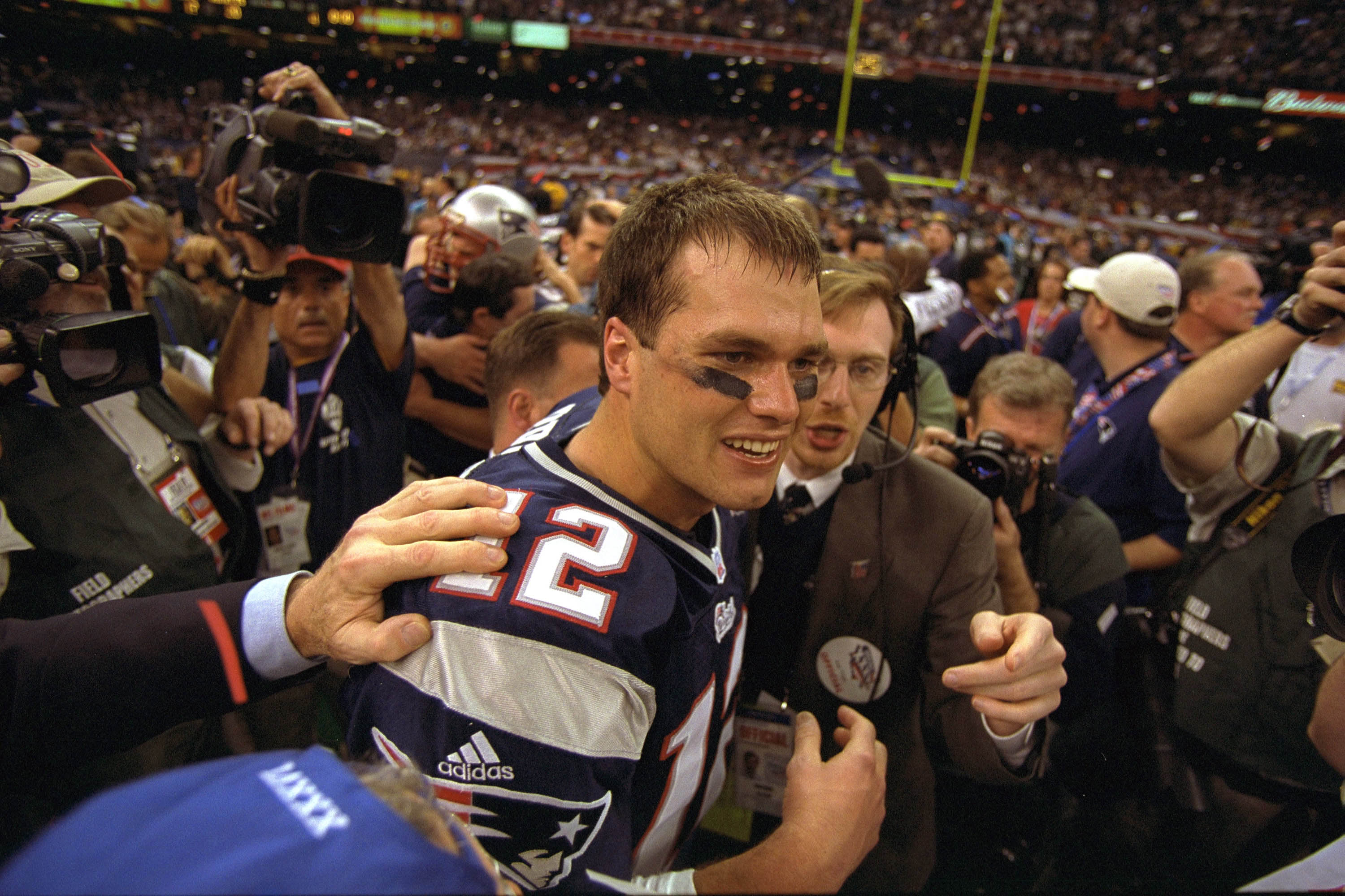 John Maddens call of Tom Brady's winning drive in Super Bowl 36 is iconic