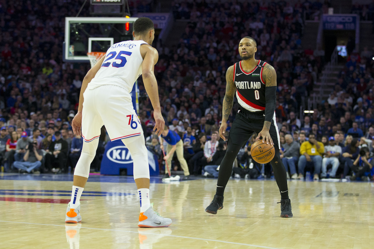 Damian Lillard wants to team up with Ben Simmons.