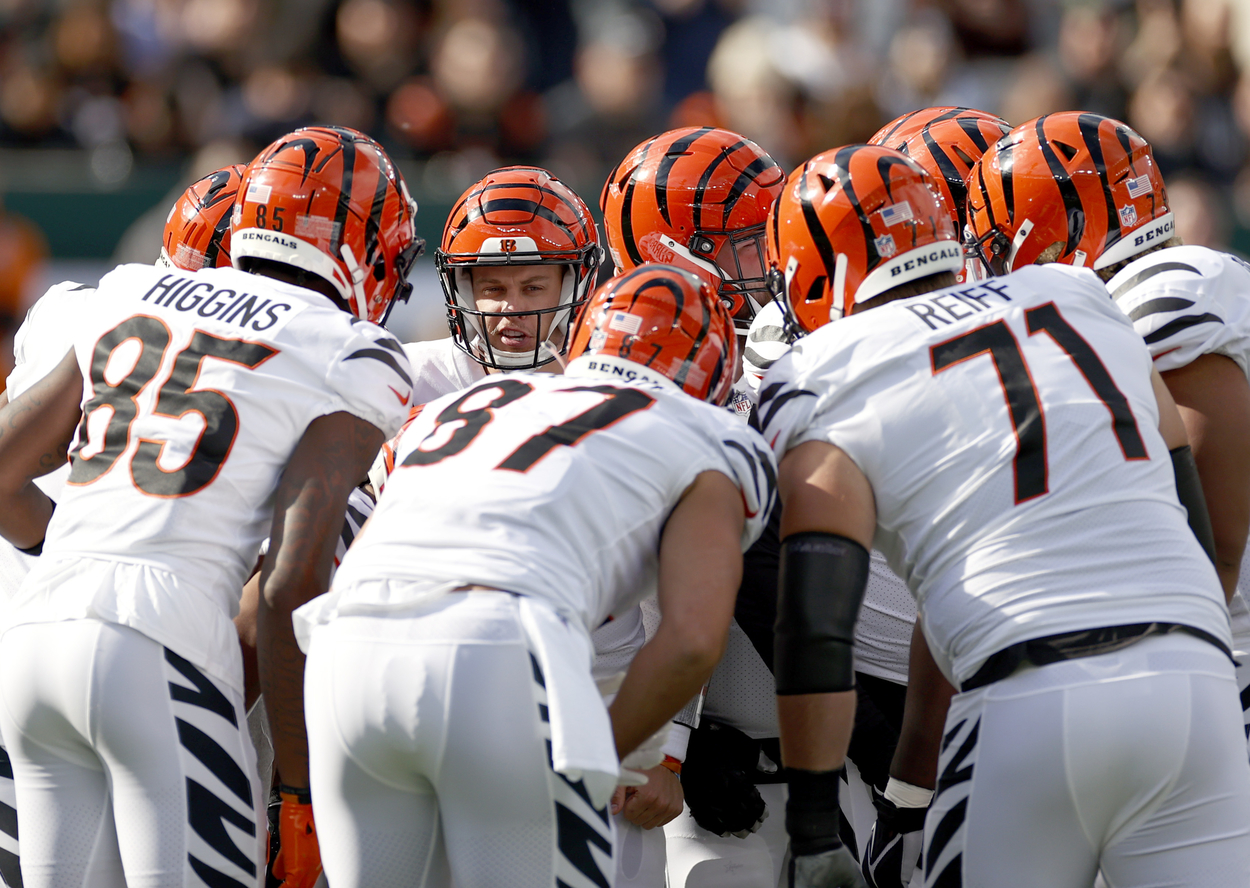 Joe Burrow and the Cincinnati Bengals are pursuing an AFC North division crown.