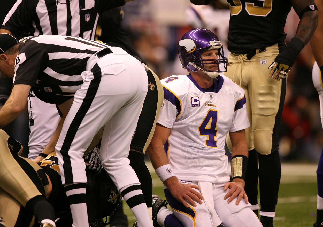 Brett Favre couldn't lead the Minnesota Vikings to a Super Bowl win.