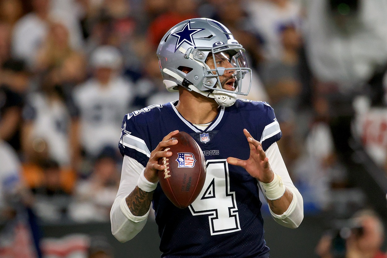 QB Dak Prescott of the Dallas Cowboys