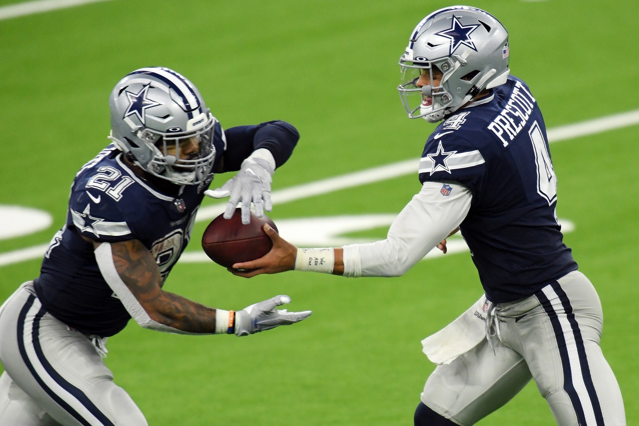 Dak Prescott and Ezekiel Elliott Dallas Cowboys