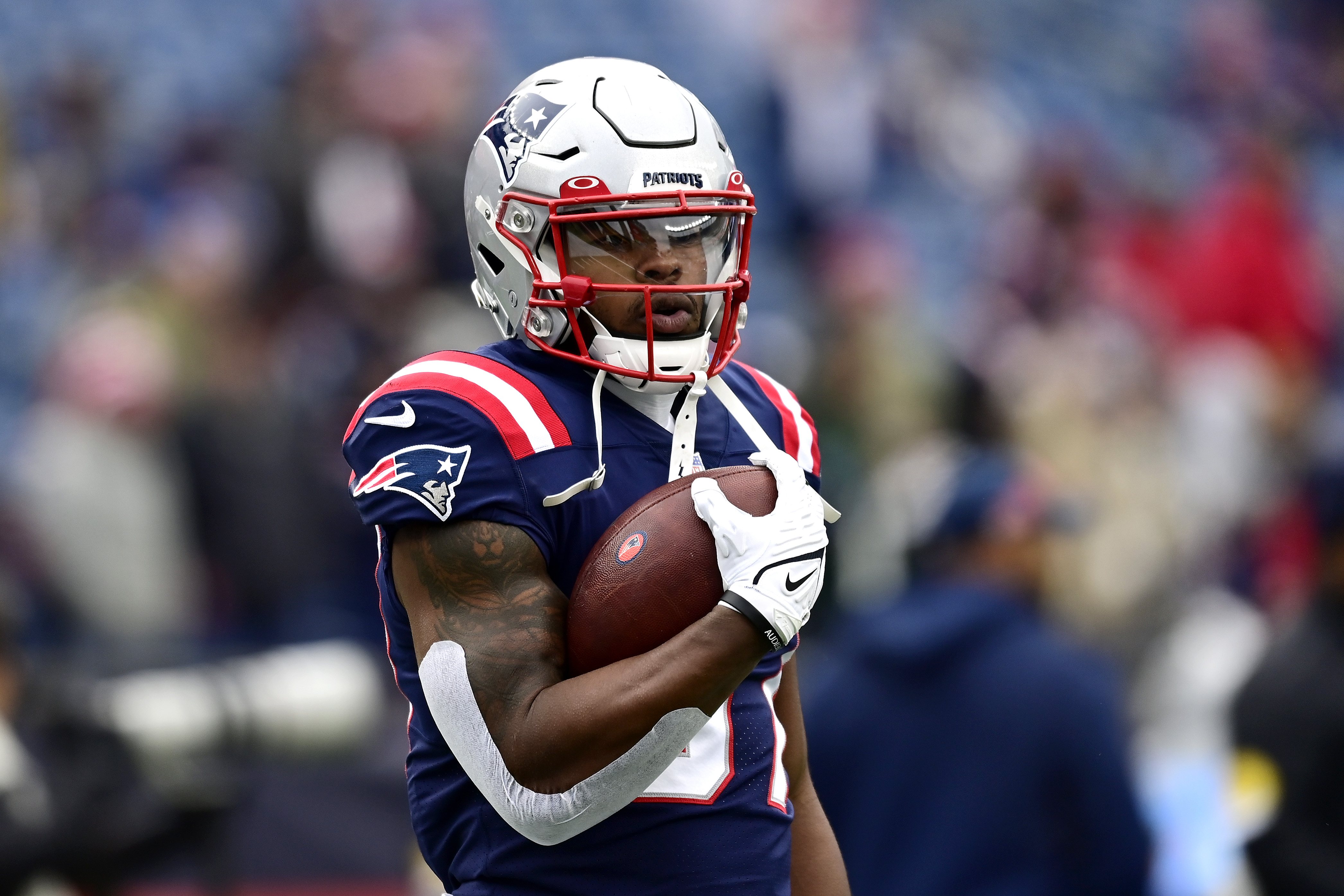 Patriots RB Damien Harris will miss the game against the Colts