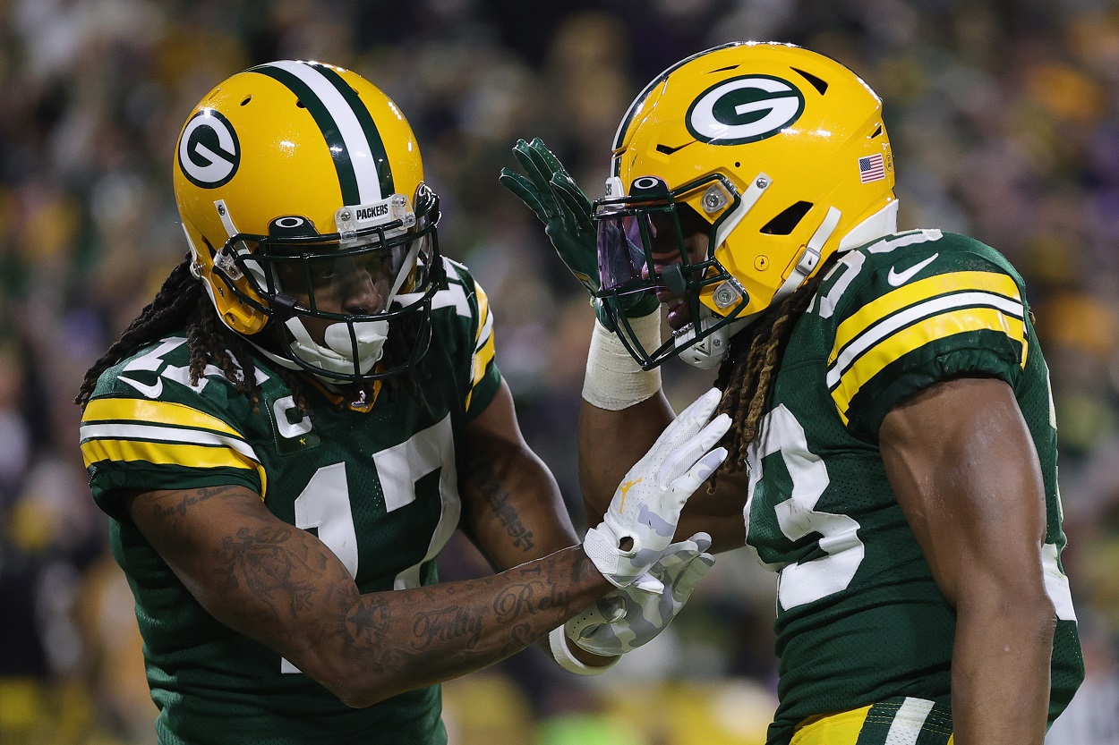 Davante Adams and Aaron Jones, Green Bay Packers