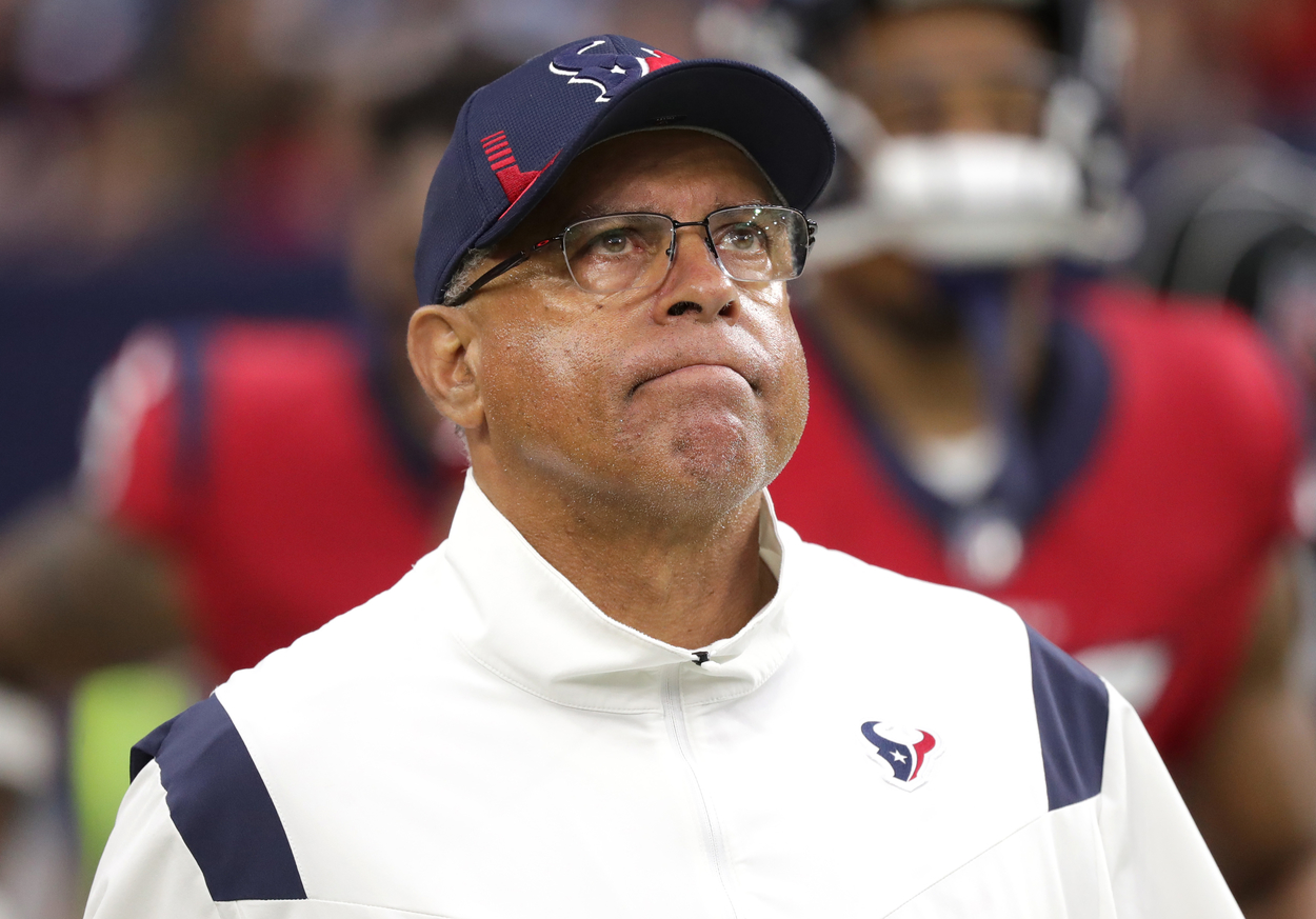Houston Texans head coach David Culley in 2021.
