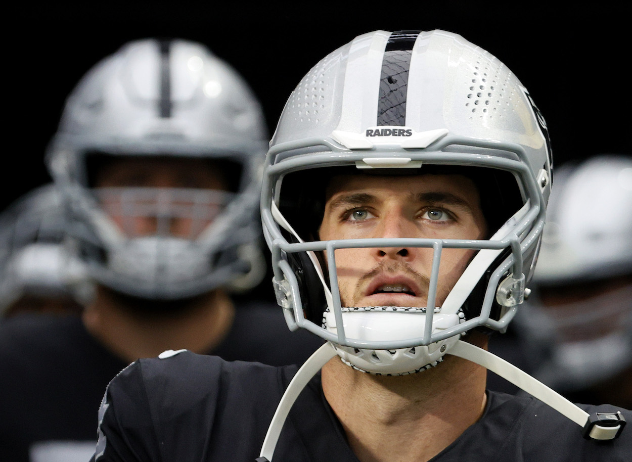Raiders QB Derek Carr.