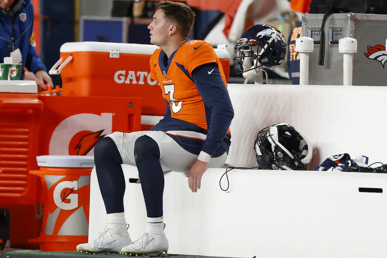 Broncos QB Drew Lock.