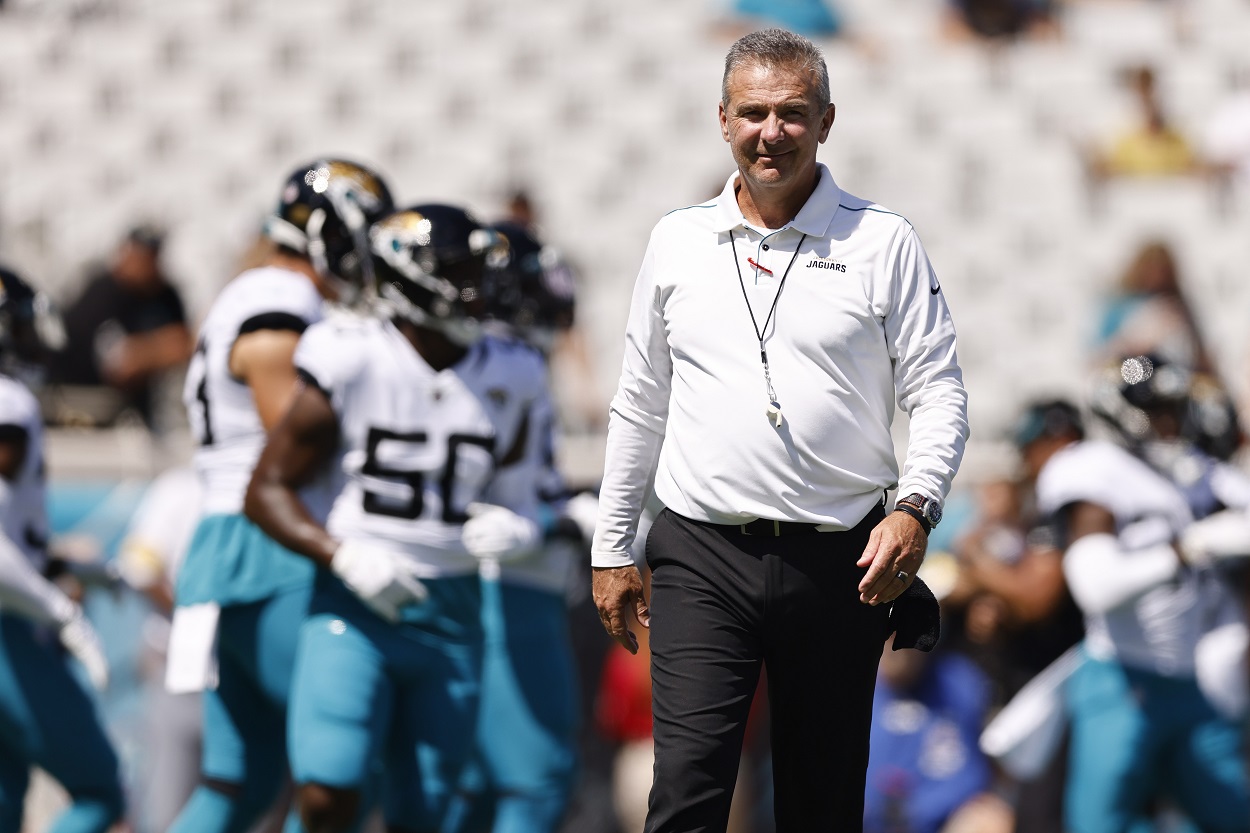 Urban Meyer, now fired Jacksonville Jaguars head coach