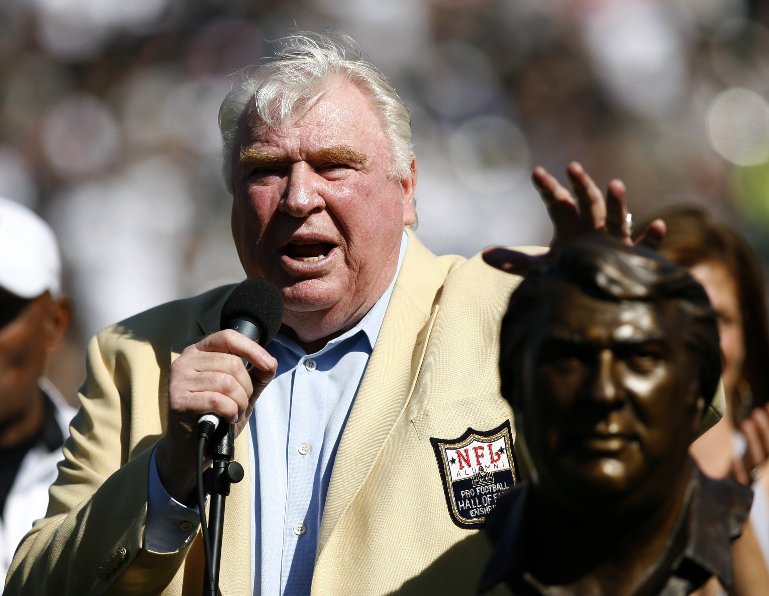 Legendary Raiders coach and broadcaster John Madden.