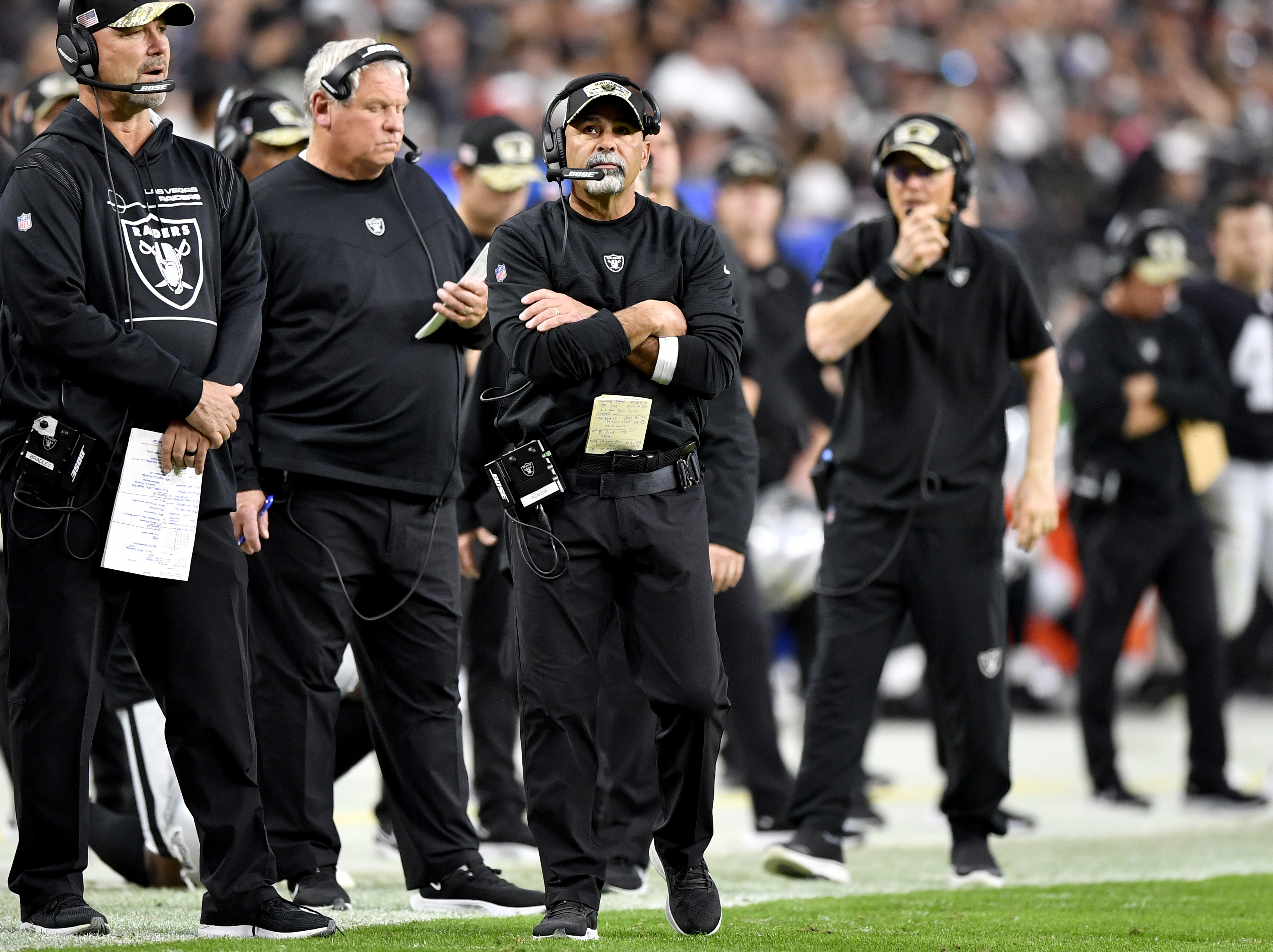 Raiders HC Rich Bisaccia.