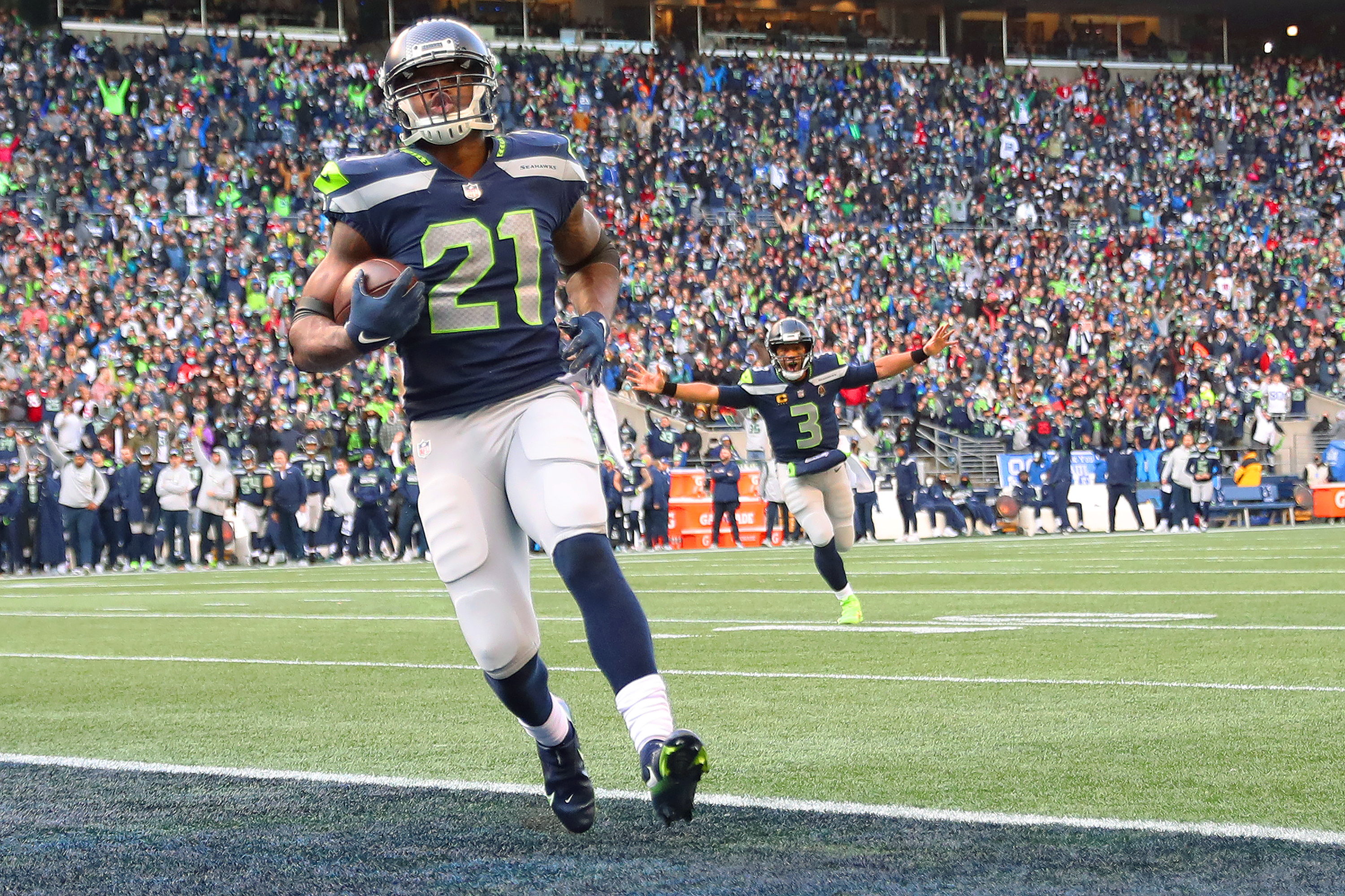 Adrian Peterson of the Seattle Seahawks.