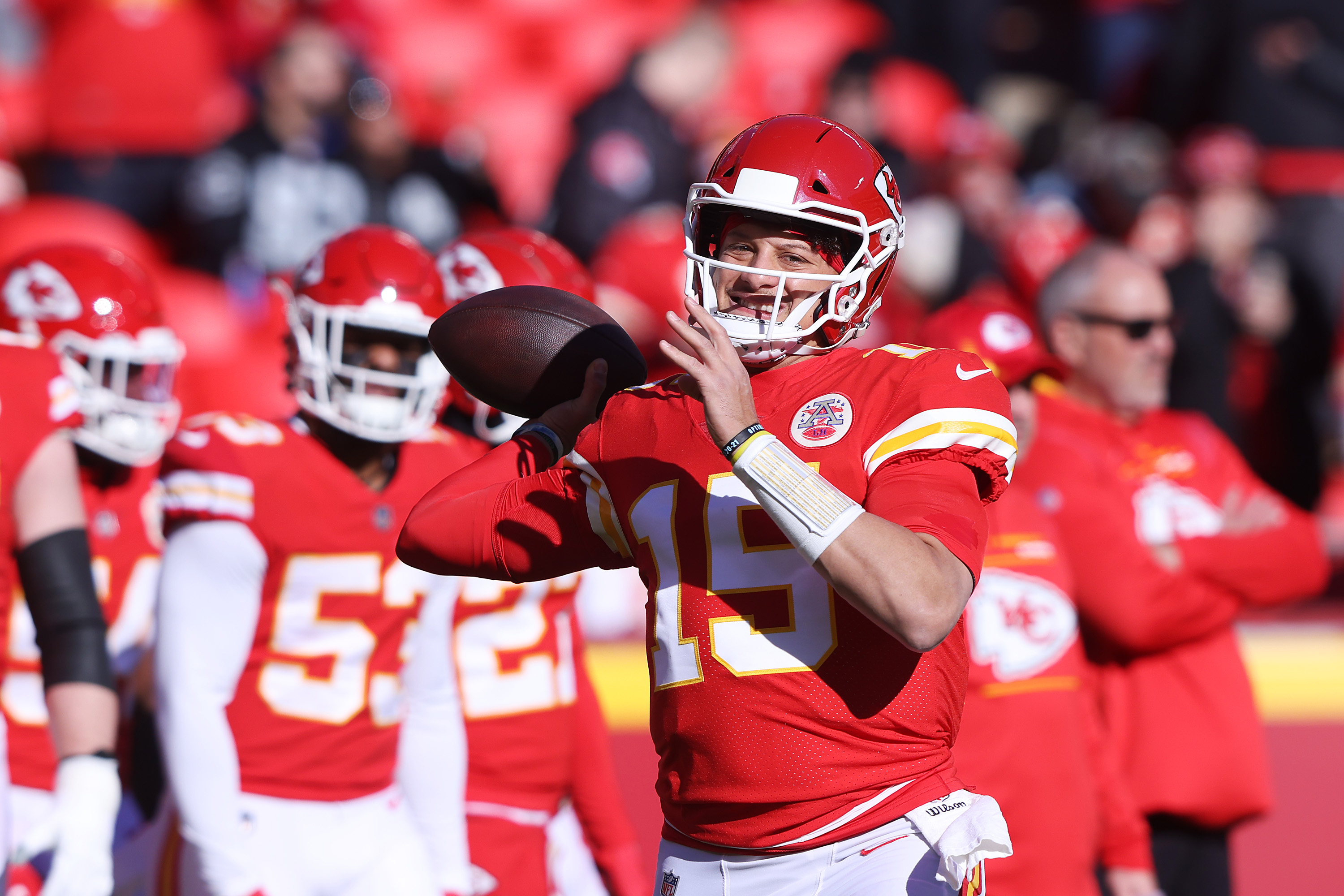 Chiefs QB Patrick Mahomes is ready to face the Chargers.