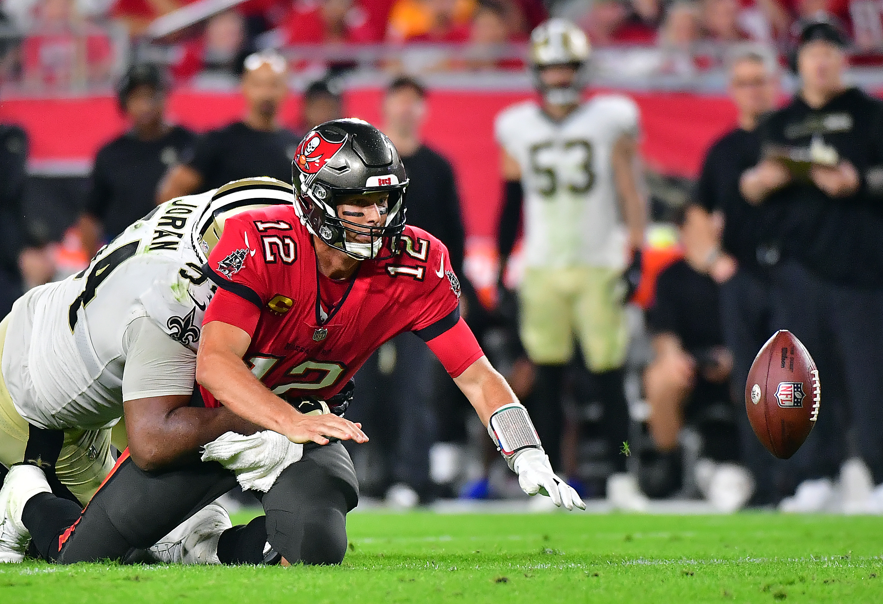 Tampa Bay Buccaneers QB Tom Brady got shut out.