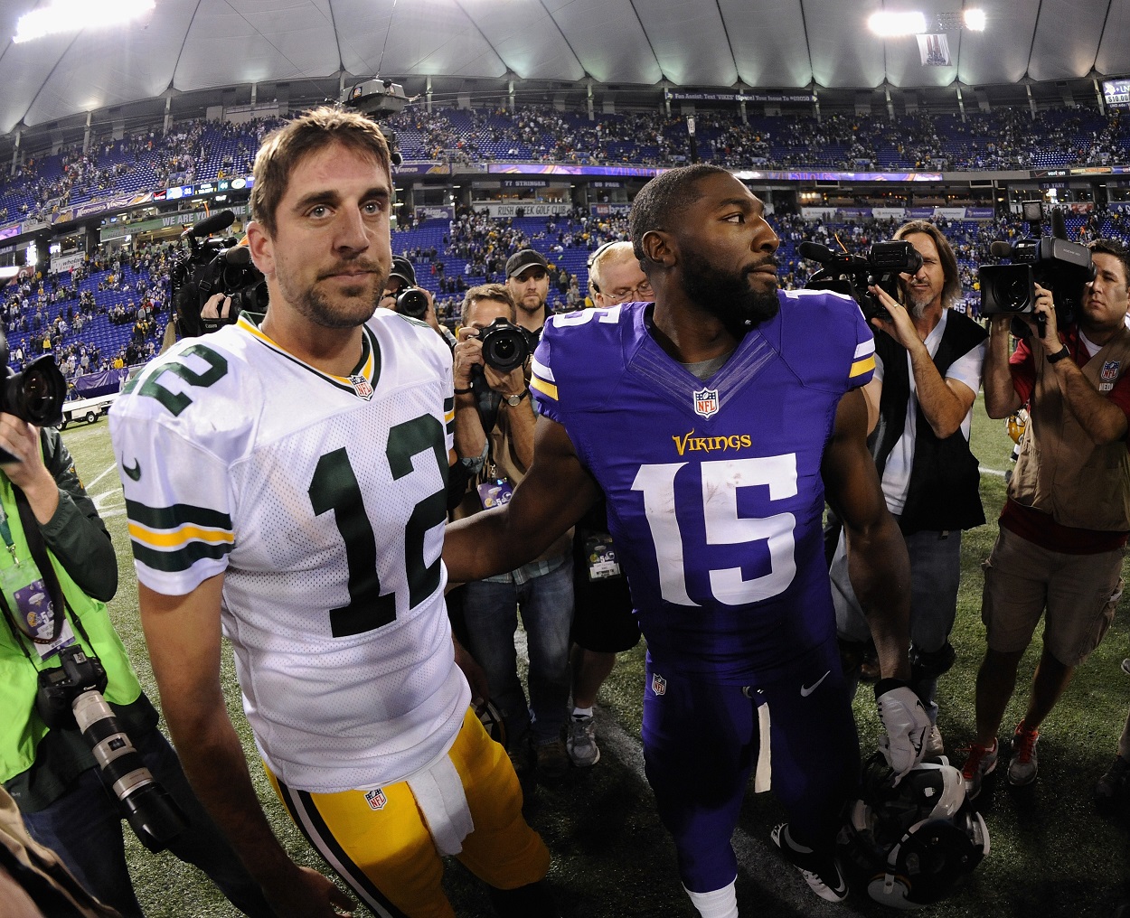 Greg Jennings and Aaron Rodgers Packers