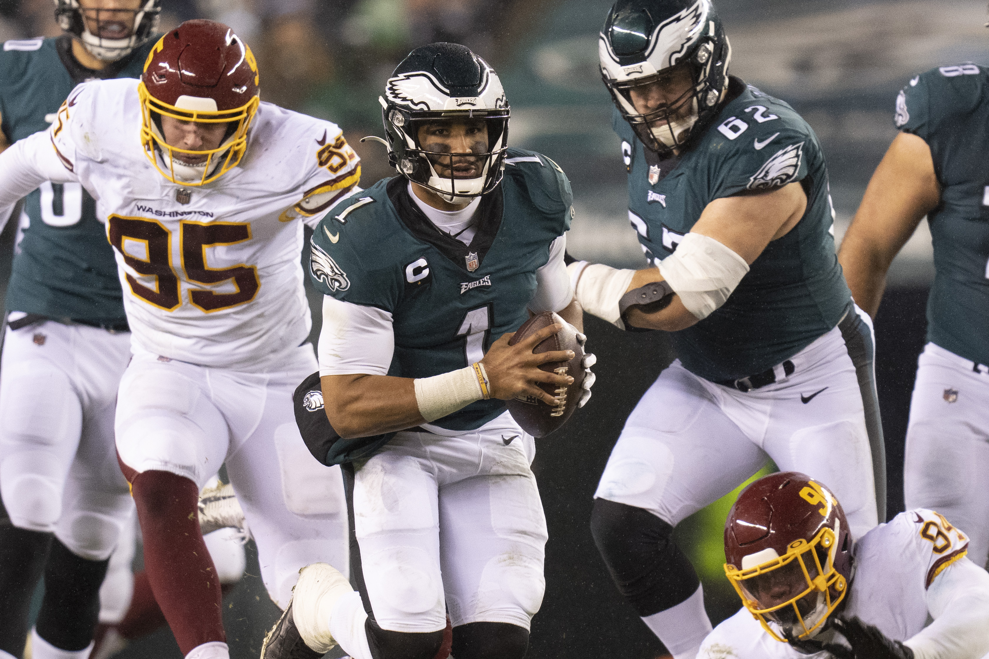 Jalen Hurts and the Eagles can get closer to a playoff berth Sunday