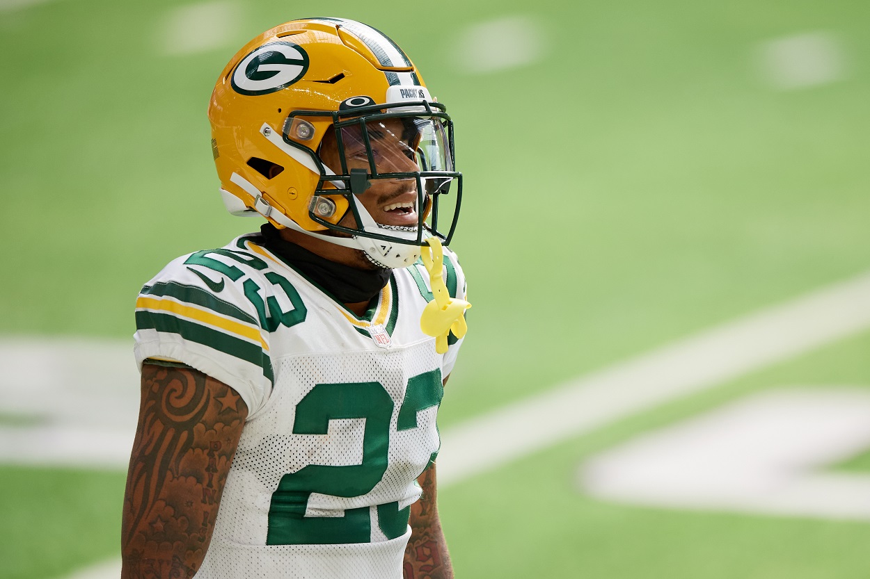 Green Bay Packers cornerback Jaire Alexander