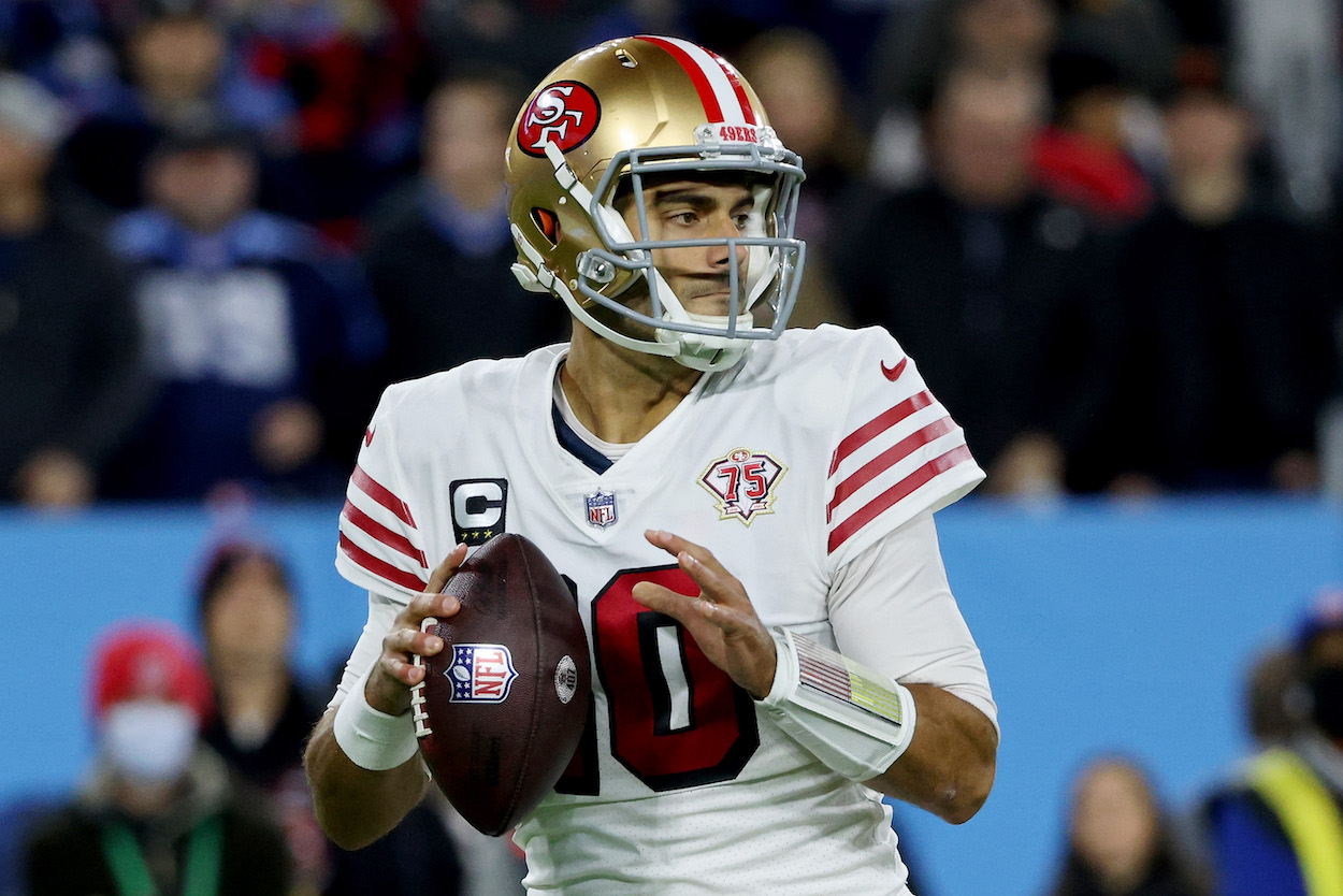 49ers QB Jimmy Garoppolo.