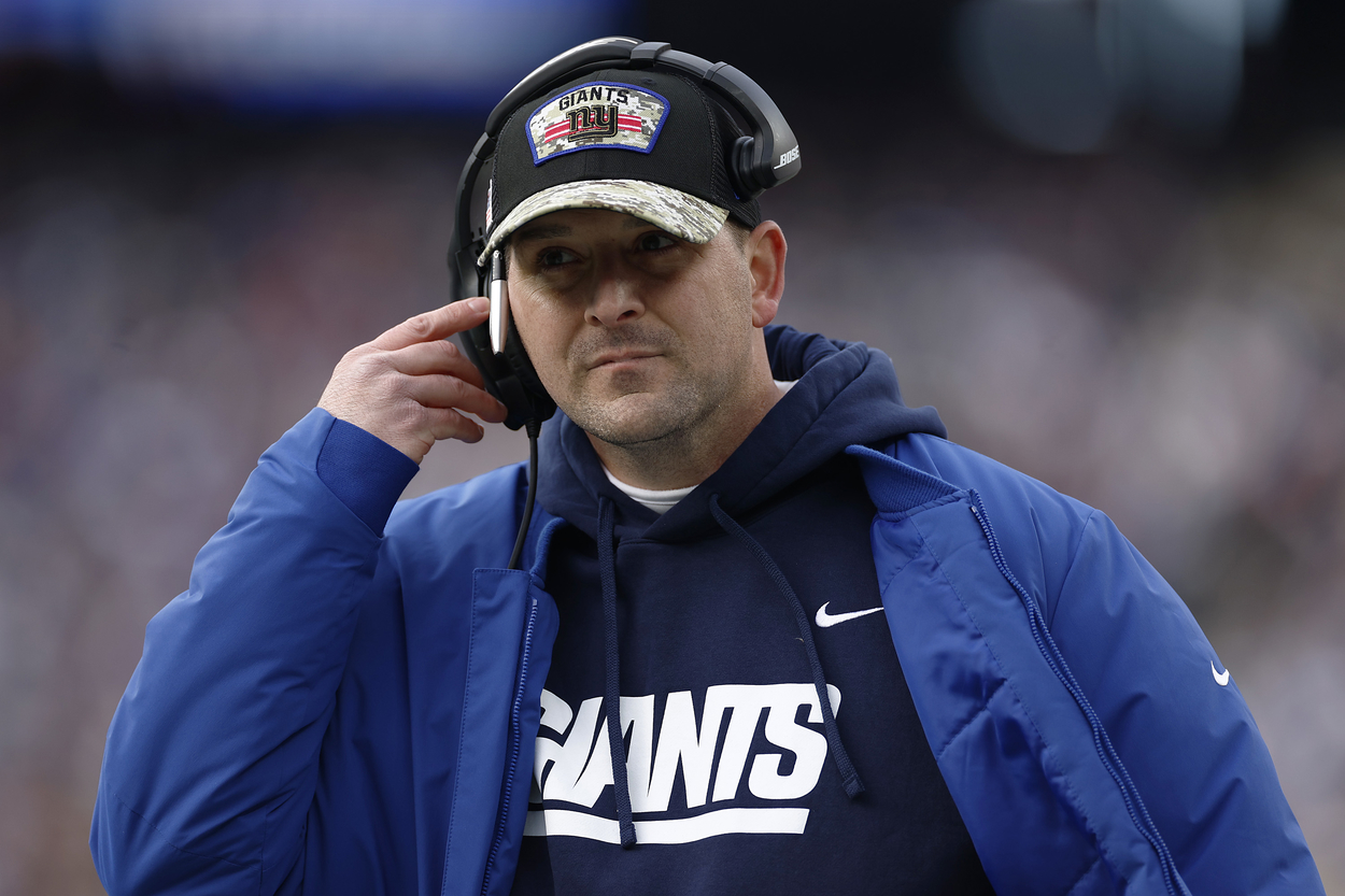 New York Giants head coach Joe Judge in 2022.