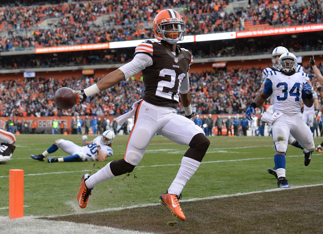 Cleveland Browns defensive back Justin Gilbert in 2014.