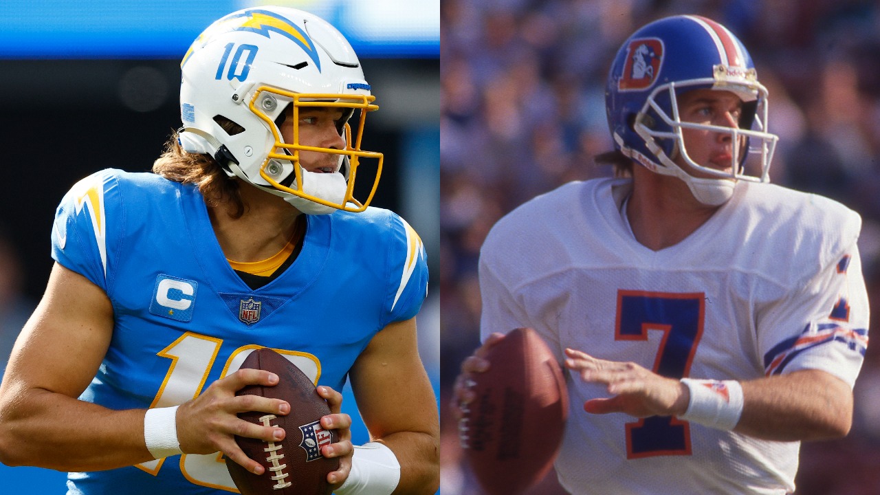 Rex Ryan says Chargers QB Justin Herbert reminds him of Broncos legend John Elway.