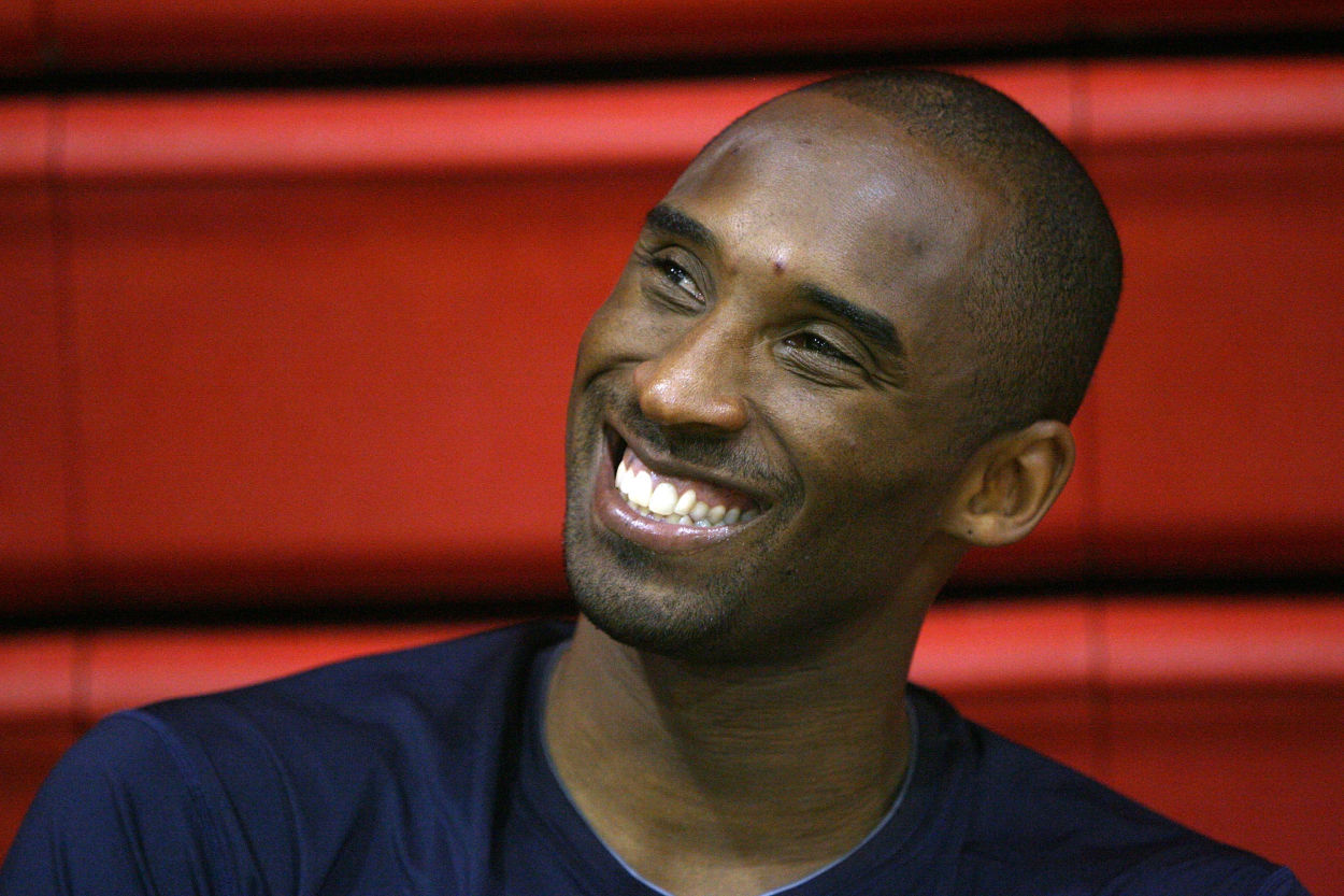 NBA legend Kobe Bryant at a Team USA basketball practice in 2008.