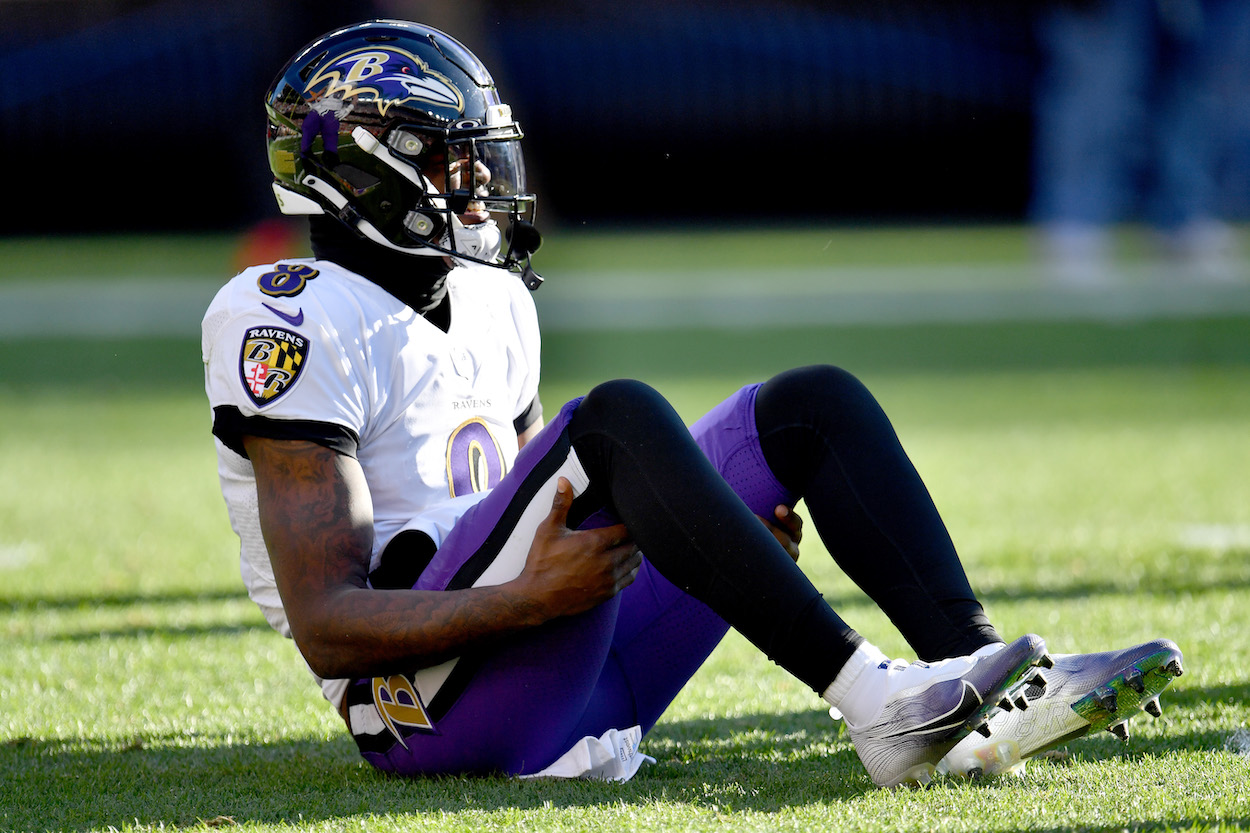 Ravens QB Lamar Jackson .