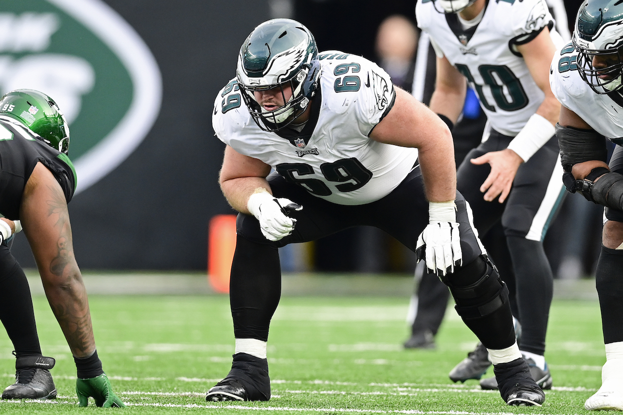 Eagles LG Landon Dickerson.