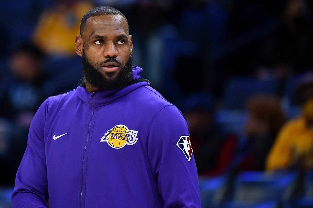 NBA superstar LeBron James, who will be one of the best players taking the court on Christmas Day this year.