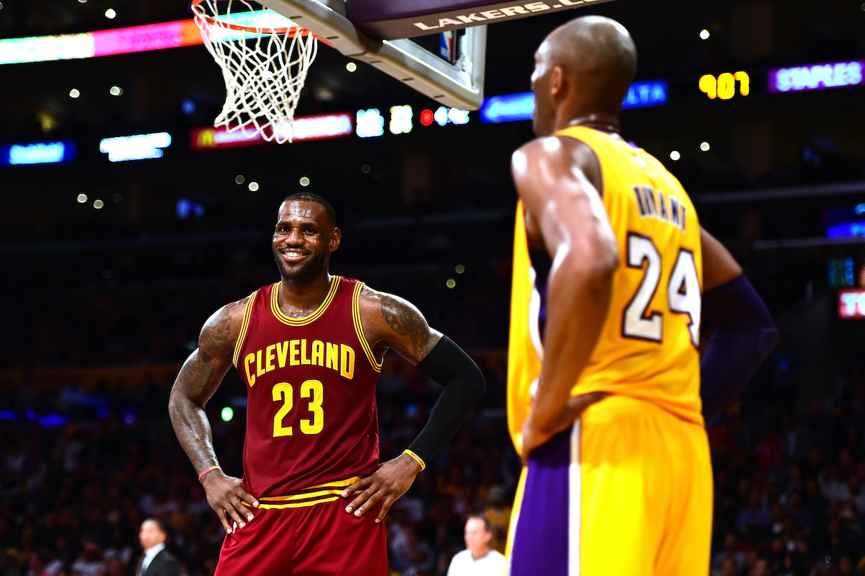 LeBron James is about to pass Kobe Bryant on a festive list.