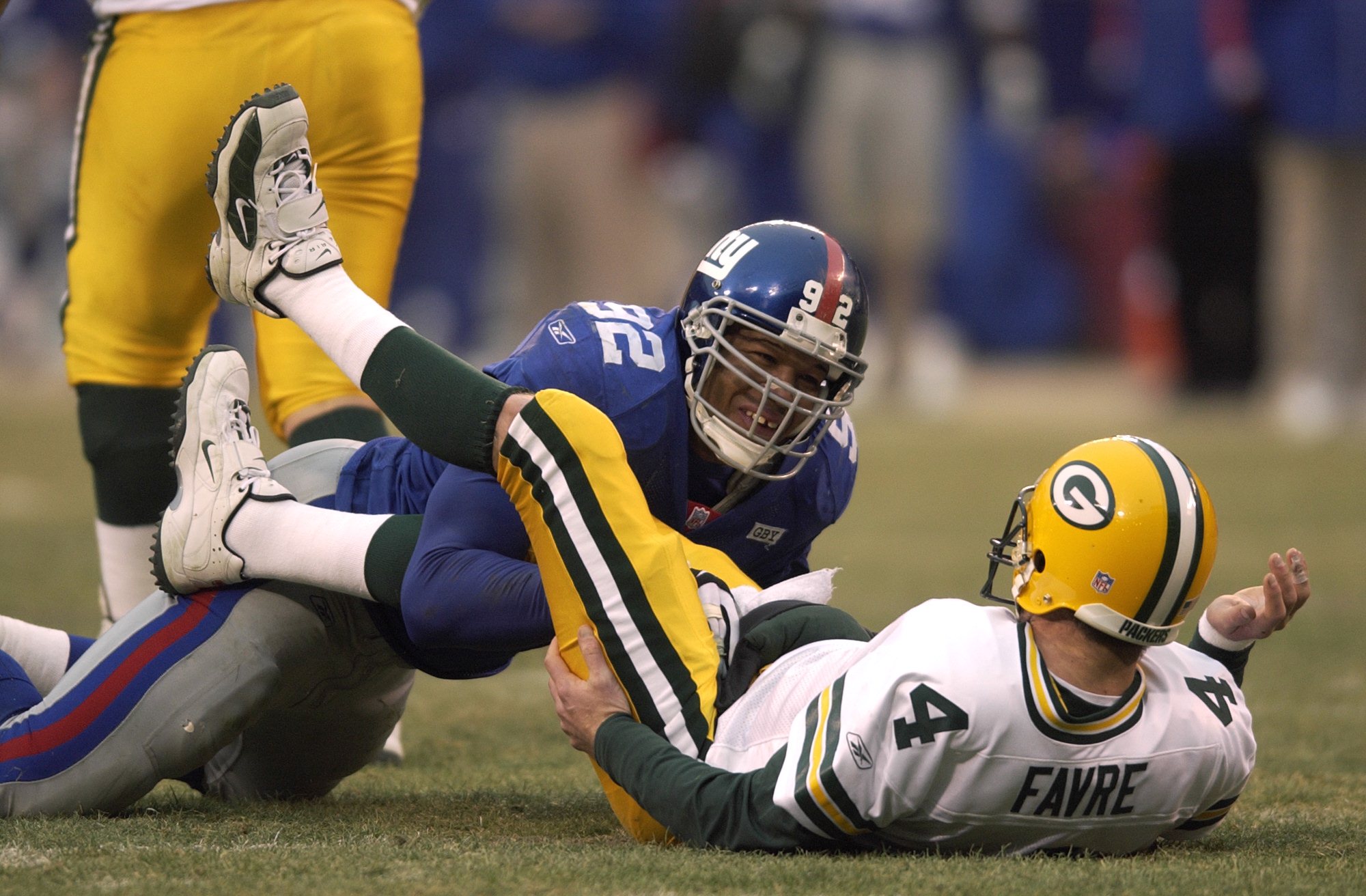 Michael Strahan's single-season sack record could be broken in the next three weeks