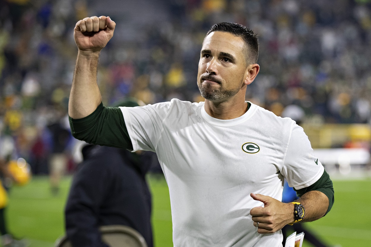 Packers head coach Matt LaFleur