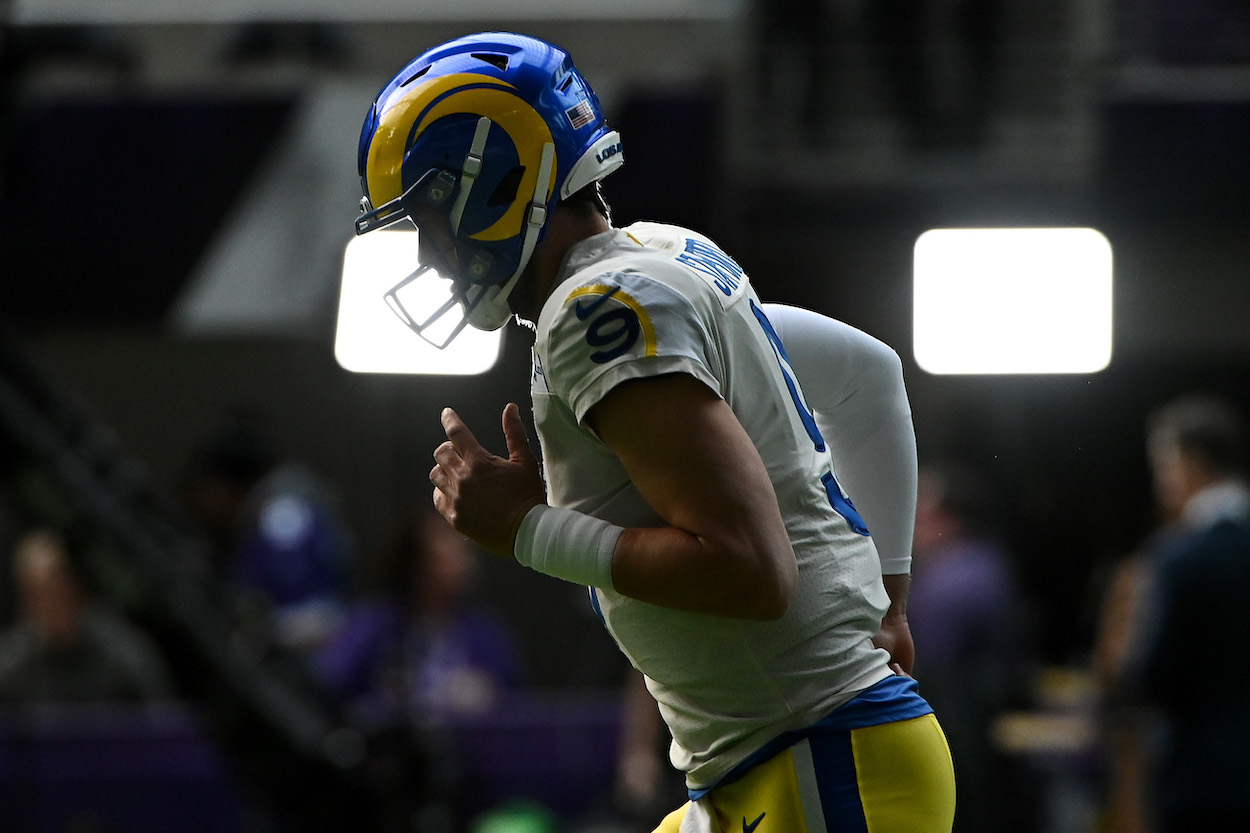 Rams QB Matthew Stafford.