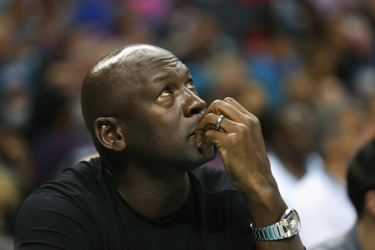 Charlotte Hornets governor and NBA legend Michael Jordan in 2015.