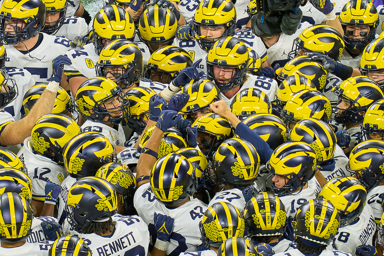 The Michigan Wolverines are competing in the 2021-22 College Football Playoff.