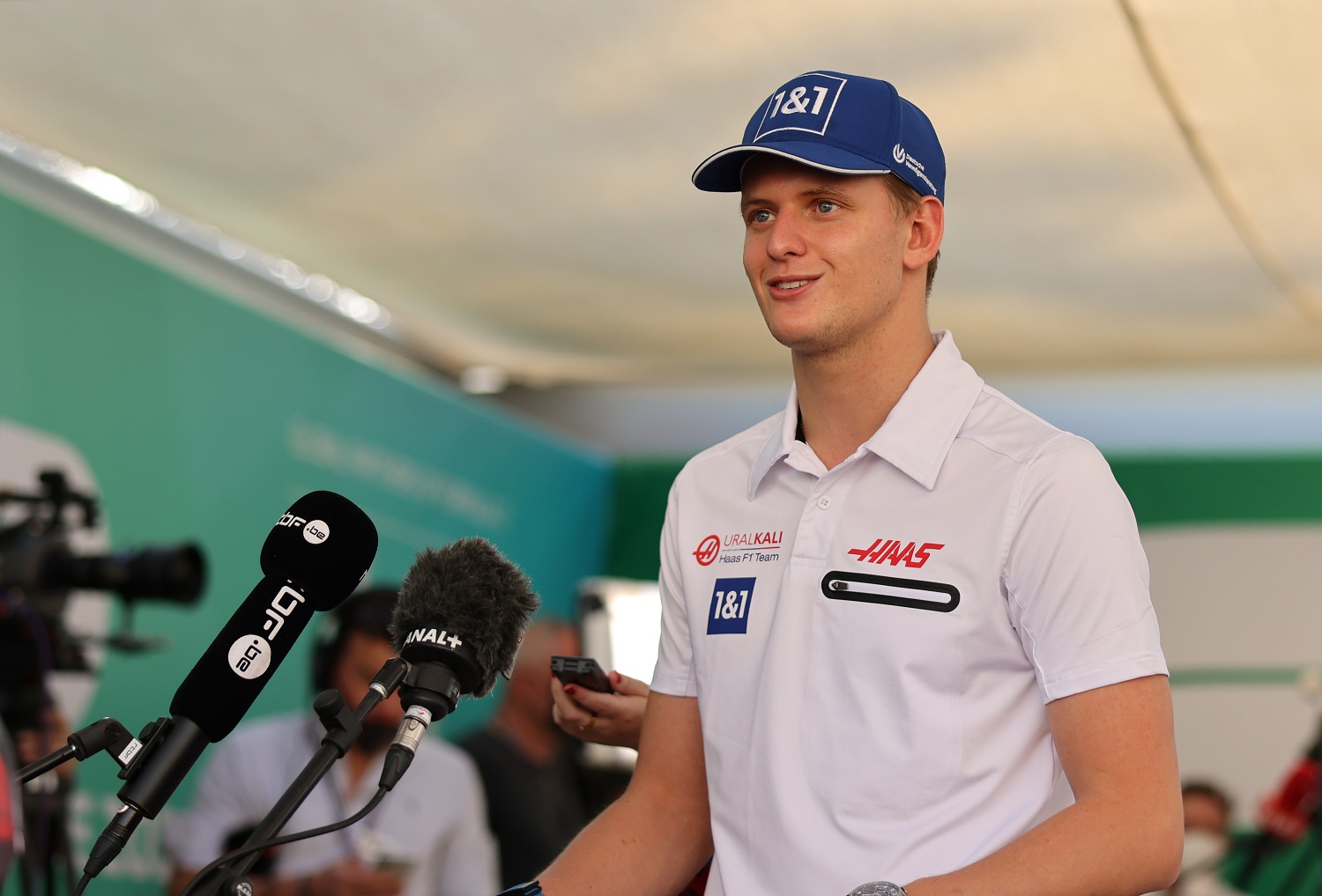 Mick Schumacher during the Grand Prix Formula 1 of Abu Dhabi at Yas Marina F1 circuit on Dec. 10, 2021.