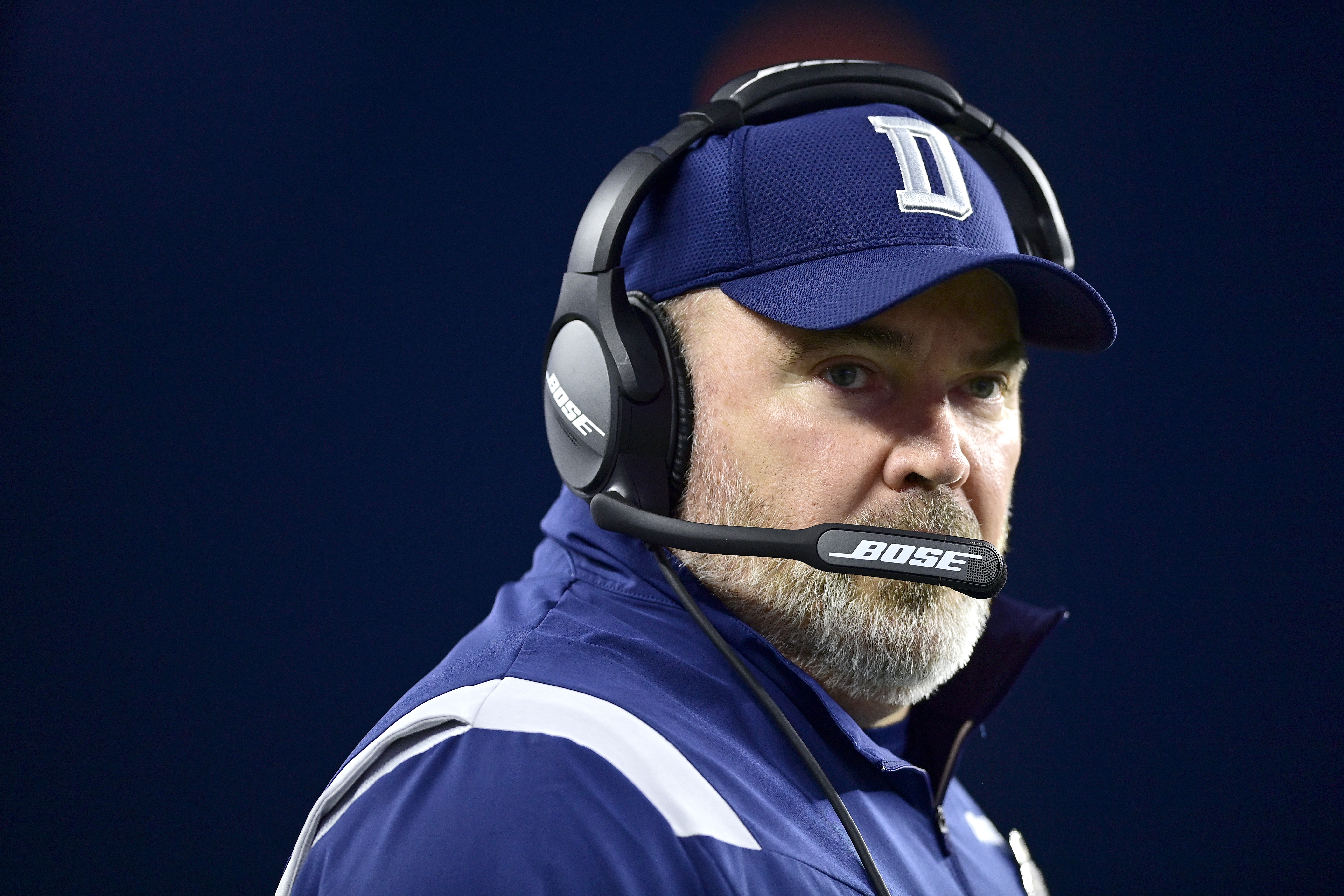 Cowboys head coach Mike McCarthy looks on during a game