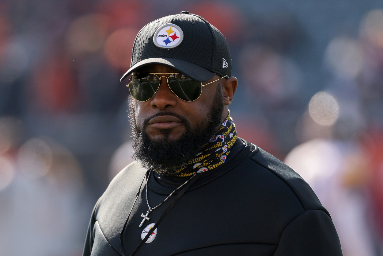 Pittsburgh Steelers head coach Mike Tomlin in 2021.