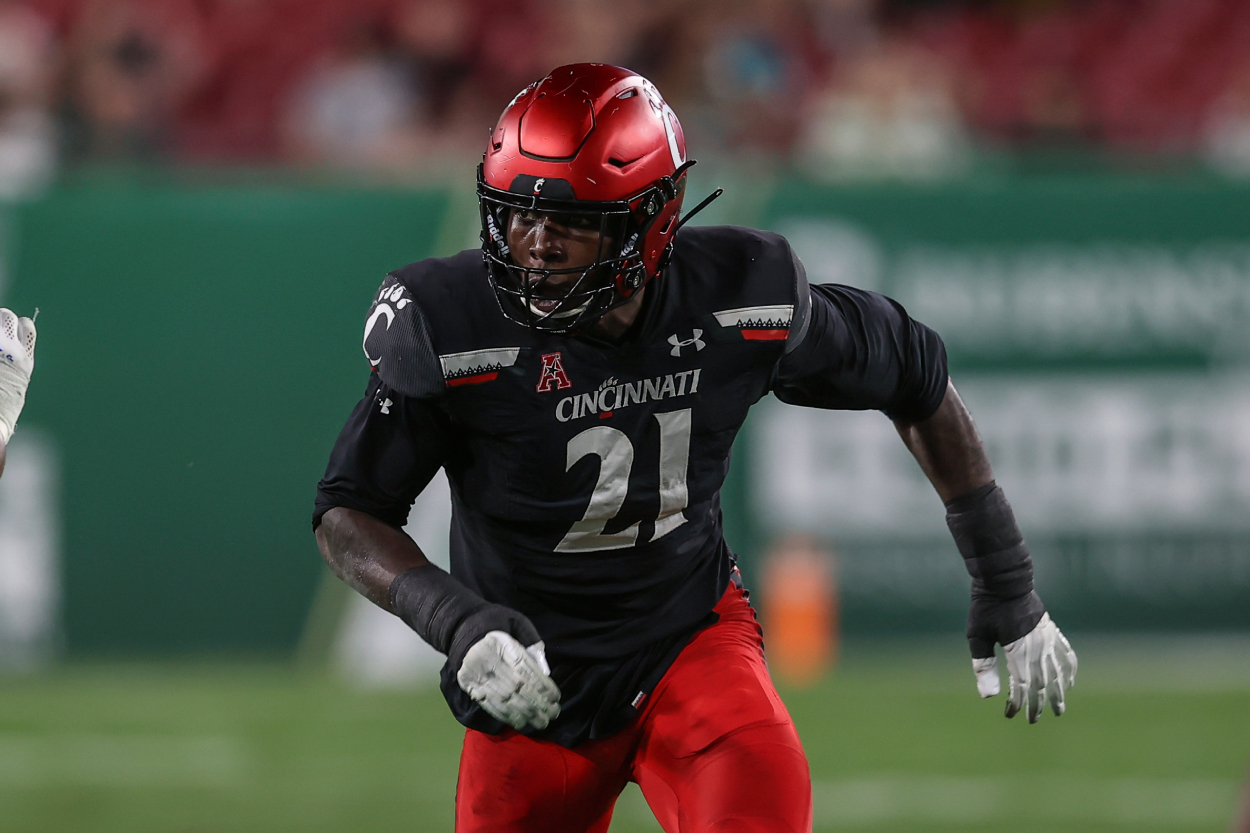 Cincinnati Bearcats star Myjai Sanders, who is one of the most talented players on UC's historic College Football Playoff team this year.