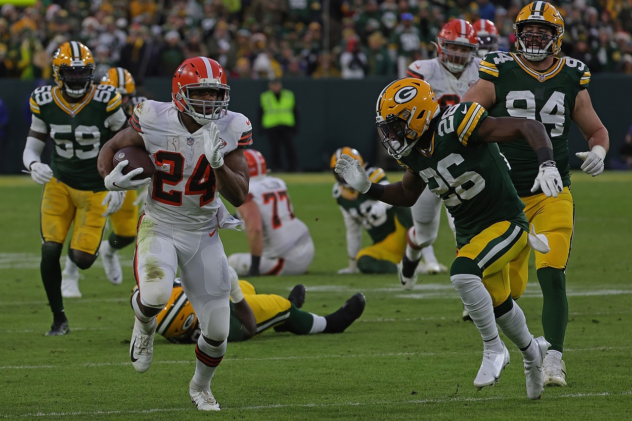 Nick Chubb vs. the Green Bay Packers