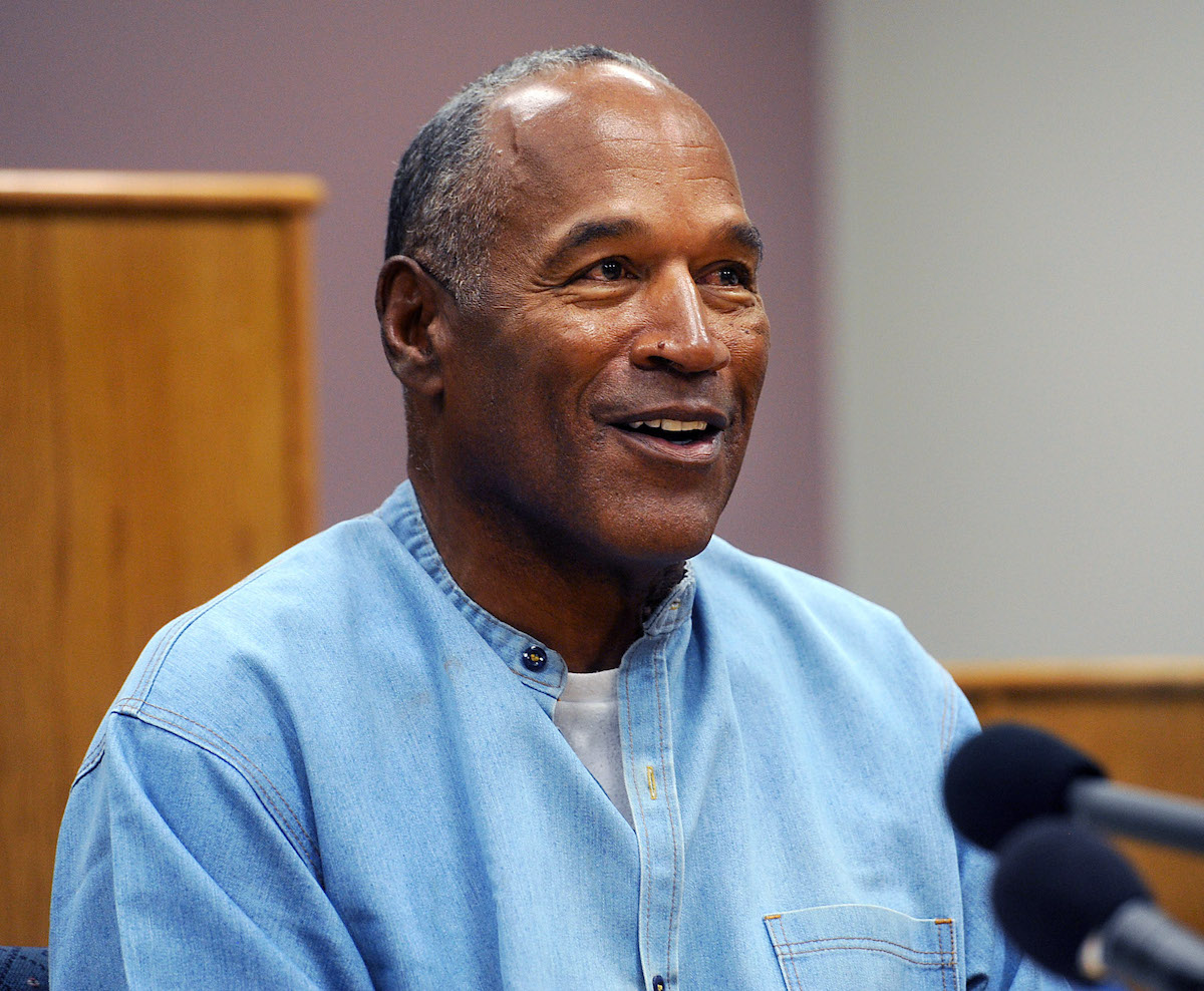 O.J. Simpson speaks during his parole hearing at Lovelock Correctional Center in 2017