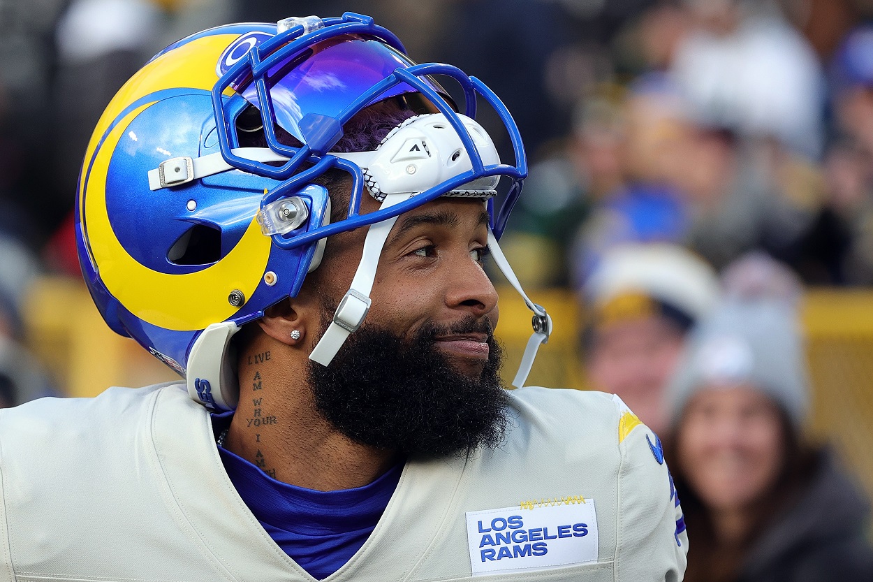 Odell Beckham Jr. of the Los Angeles Rams 