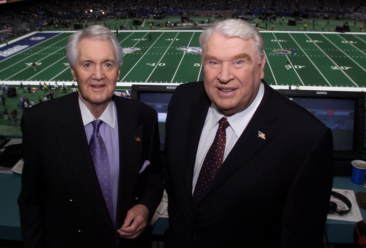 Pat Summerall and John Madden in 2002.