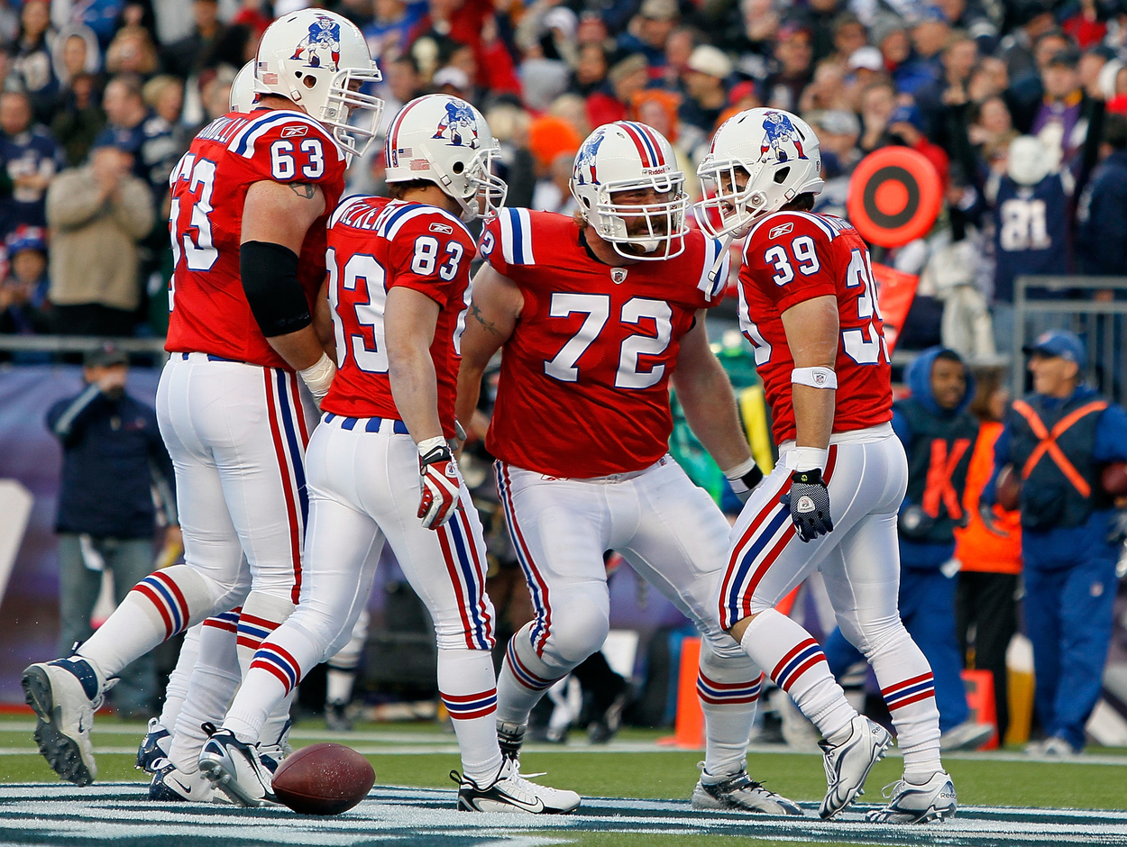 Danny Woodhead and the New England Patriots in 2010.