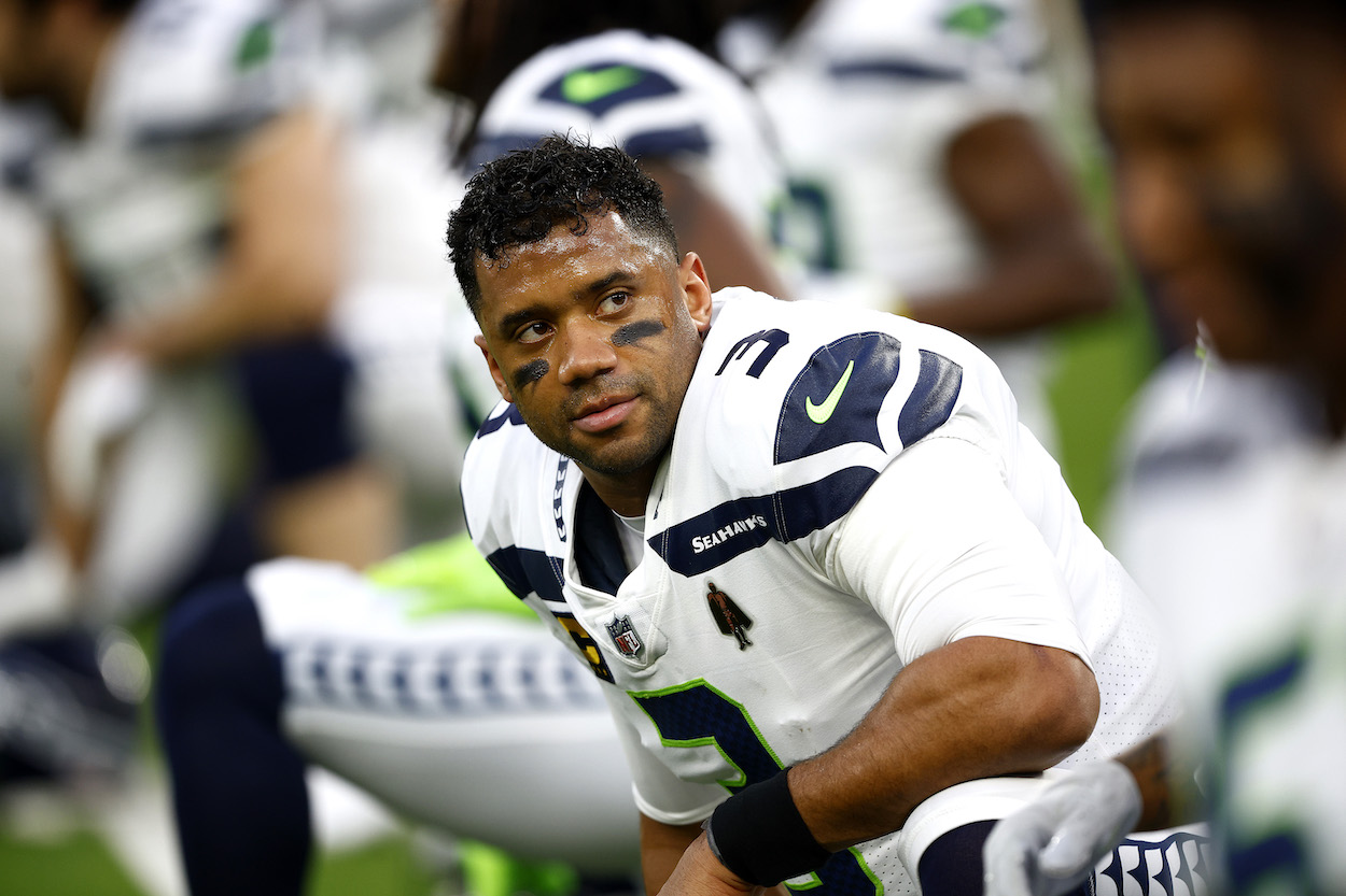 Potential Browns trade target Russell Wilson.